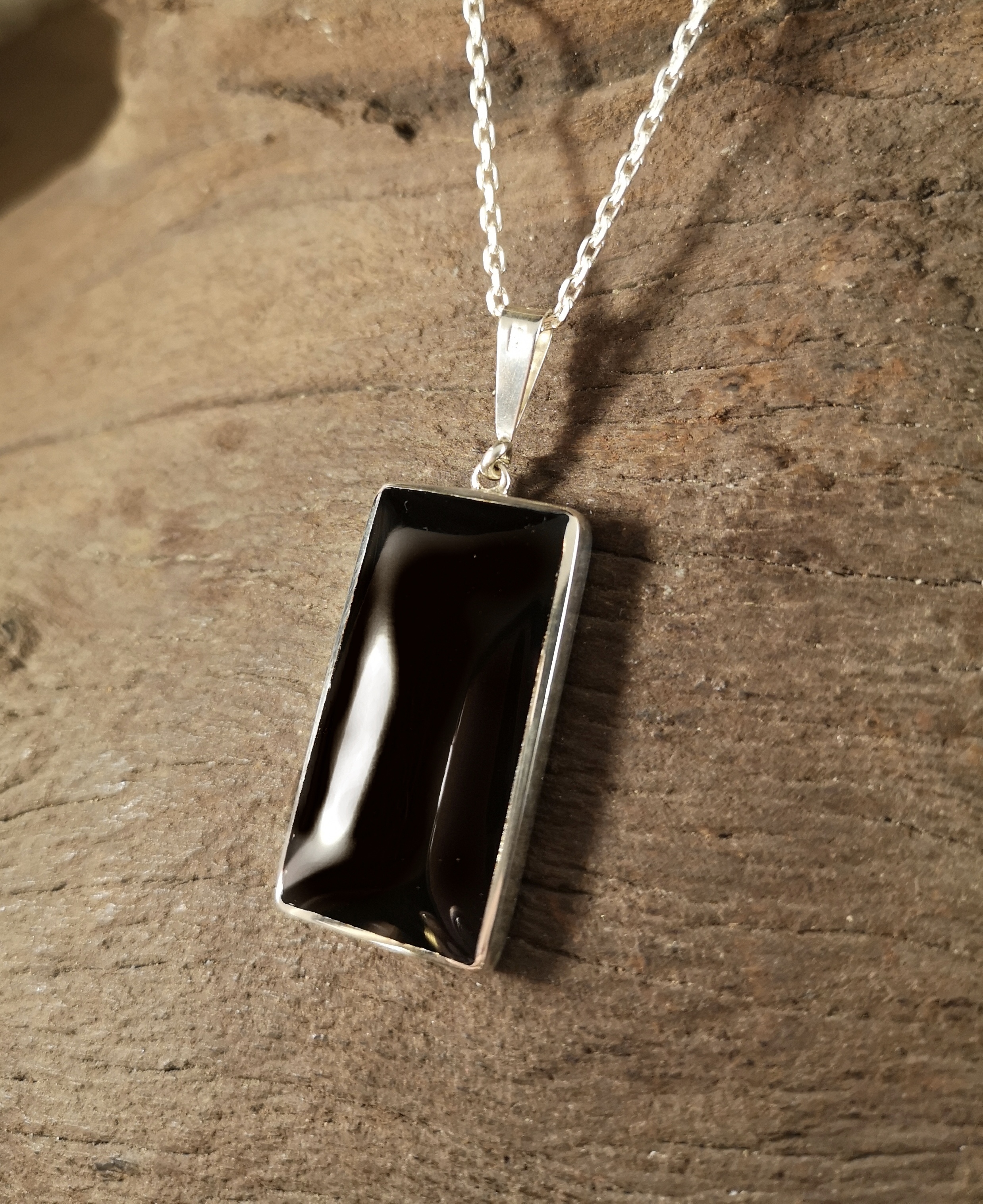Very large rectangle pendant