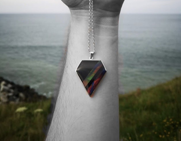 Whitby Jet and synthetic opal