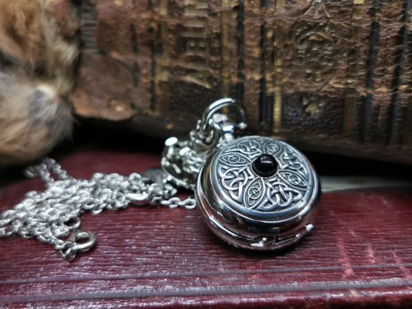 Small Whitby Jet Pocket Watch