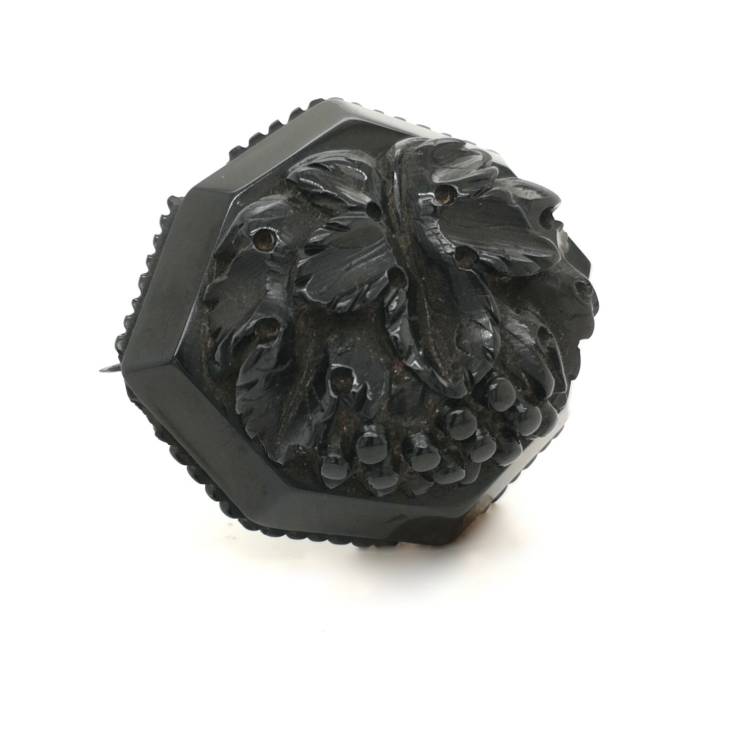 Victorian Whitby Jet Brooch | Antique Whitby Jet | The Ebor Jetworks