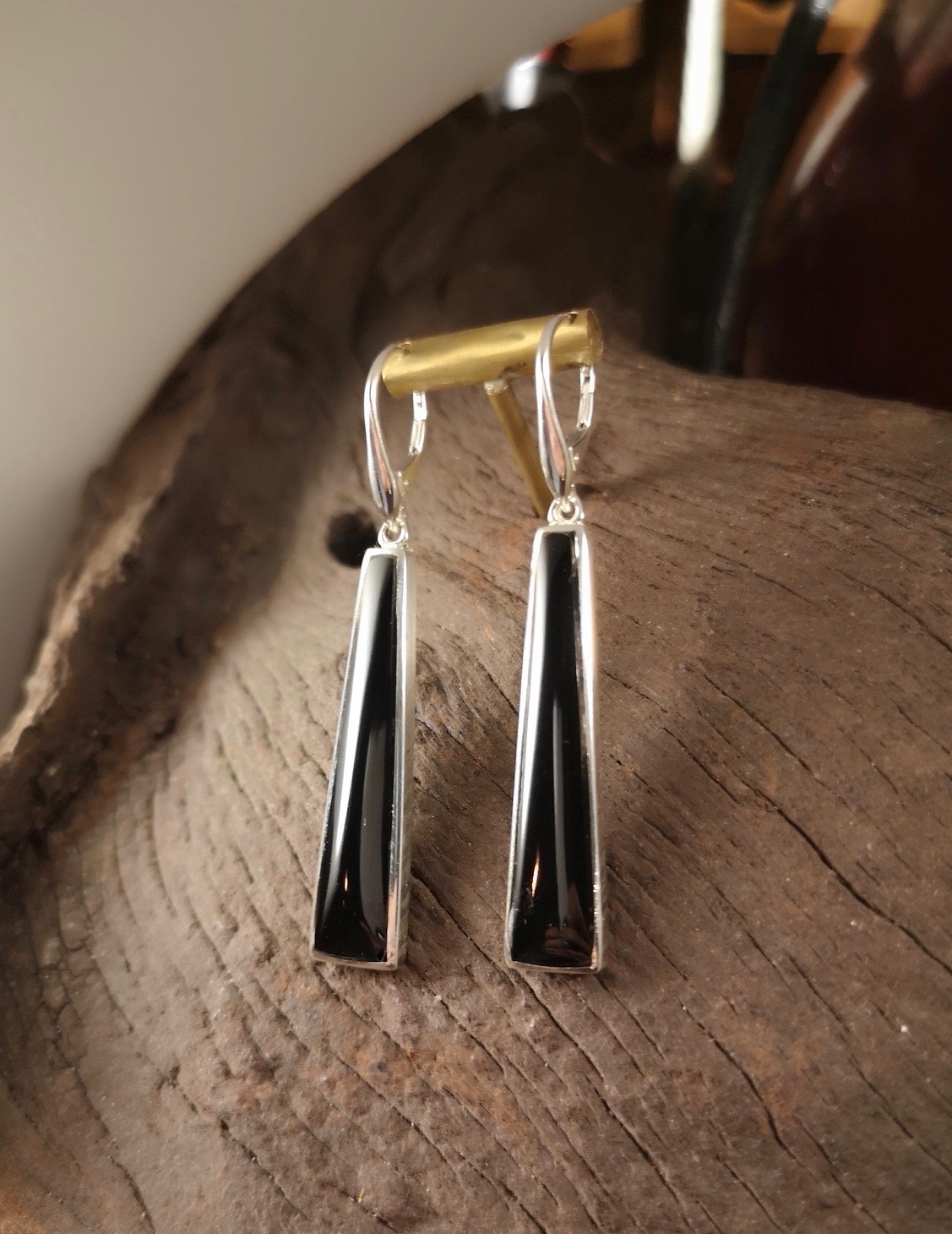 Long Trapezium Earrings