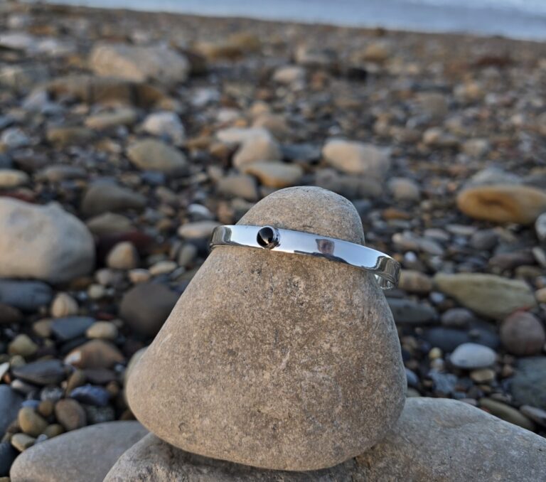 The Classic Round Stone Cuff